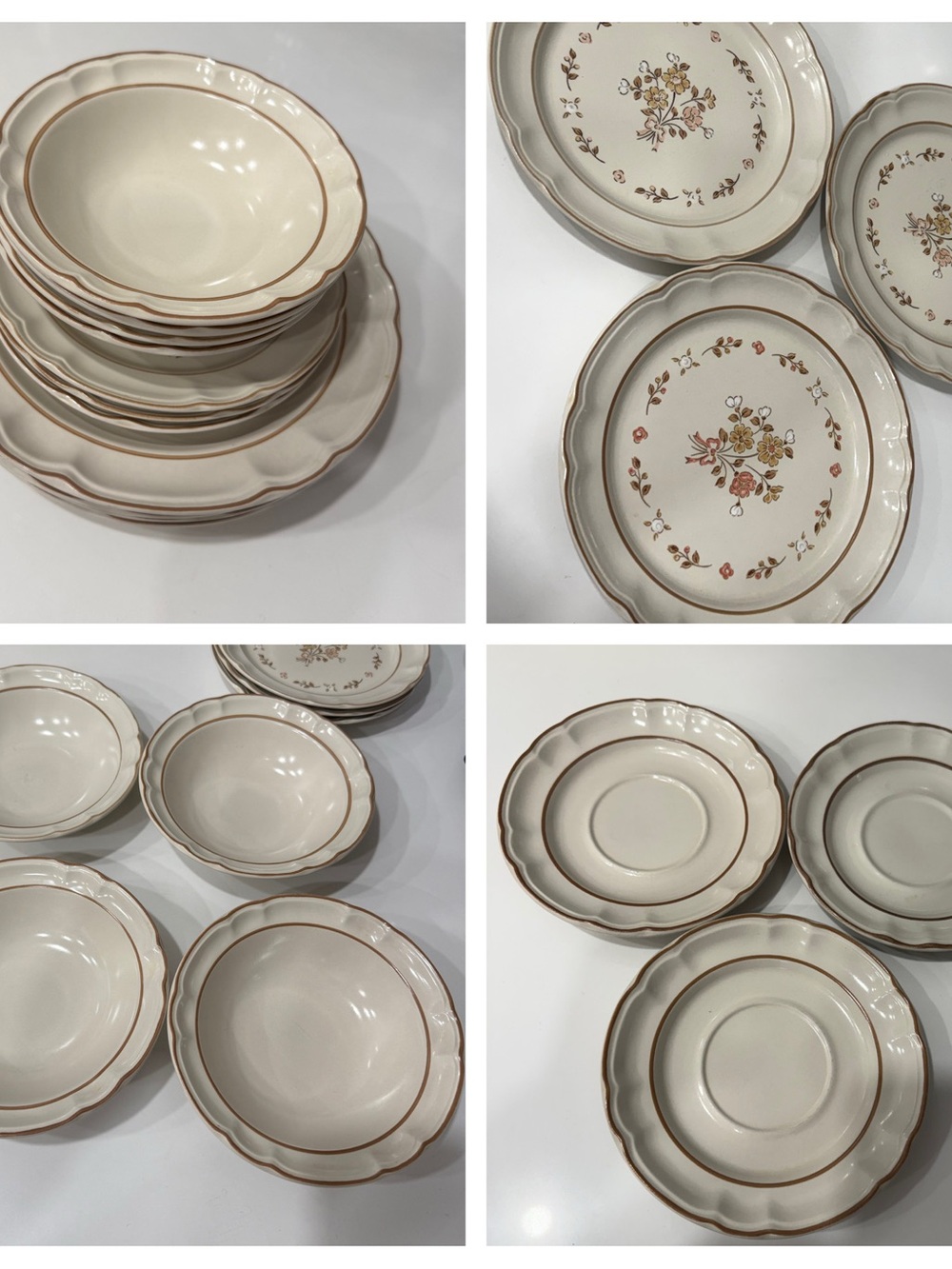 CORDELLA Burnet collection stoneware hand decorated Japan set